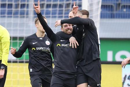 Aufsteiger Rostock überrascht Hannover 96 Aufsteiger Rostock überrascht Hannover 96