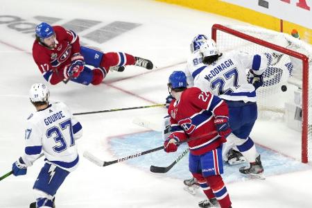 NHL: Montreal wehrt ersten Matchball gegen Meister Tampa ab NHL: Montreal wehrt ersten Matchball gegen Meister Tampa ab