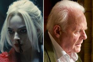 Margot Robbie als Harley Quinn in "The Suicide Squad" und Anthony Hopkins mit seiner Oscar-Darbietung in "The Father".