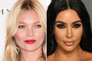 Kate Moss modelt oben ohne für Freundin Kim Kardashian