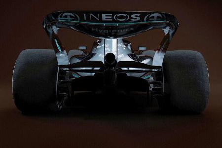 Mercedes - F1-Auto 2022 - Team-Lackierung