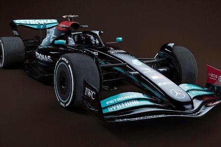 Mercedes - F1-Auto 2022 - Team-Lackierung