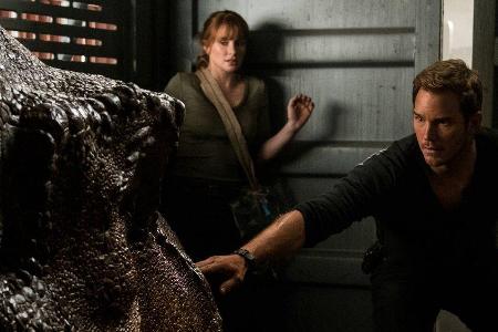 Chris Pratt (r.) und Bryce Dallas Howard, hier in Chris Pratt (r.) und Bryce Dallas Howard, hier in
