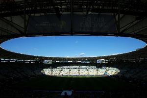 Copa-Finale zwischen Brasilien und Argentinien im Maracana vor Zuschauern