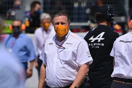 Formel 1: McLaren-CEO Brown positiv auf Corona getestet Formel 1: McLaren-CEO Brown positiv auf Corona getestet