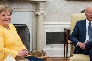 Angela Merkel: Ein letztes Mal als Kanzlerin im Weißen Haus