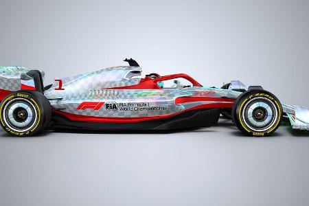 Formel 1 - Auto - 2022 - 1:1-Modell - GP England - Silverstone