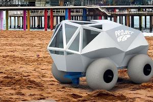 Autonomer Müllsammler für den Strand