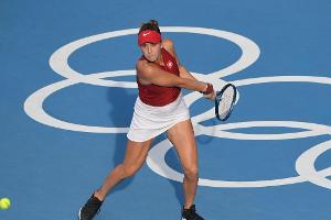 Schweizerin Bencic im Tennisfinale von Tokio