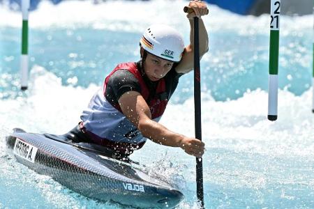 Slalom-Kanutin Herzog für Finale qualifiziert Slalom-Kanutin Herzog für Finale qualifiziert