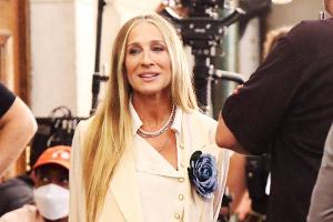 Sarah Jessica Parker am Set von "And Just Like That..."