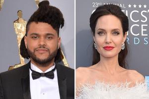 Angelina Jolie und The Weeknd auf dem gleichen Konzert gesichtet