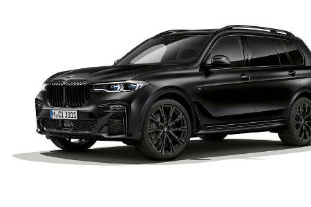BMW X5 X6 X7 Sondermodelle Frozen Black Vermillion