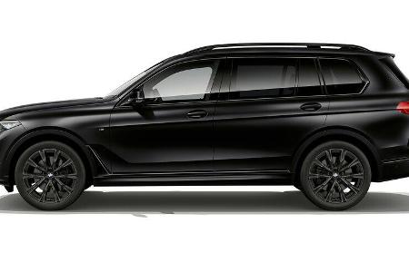 BMW X5 X6 X7 Sondermodelle Frozen Black Vermillion