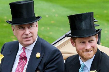 Prinz Harry und Prinz Andrew kommen im Enthüllungsbuch von Katie Couric vor.