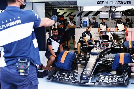 Yuki Tsunoda - Alpha Tauri - Formel 1 - GP Italien - Monza - 10. September 2021