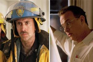 Links: Nicolas Cage in "World Trade Center", rechts Tom Hanks in "Extrem laut & unglaublich nah".