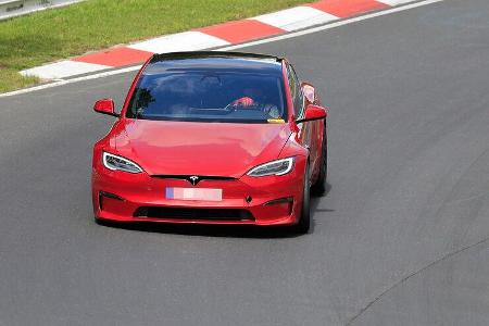 Erlkönig Tesla Model S Plaid Nürburgring Erlkönig Tesla Model S Plaid Nürburgring
