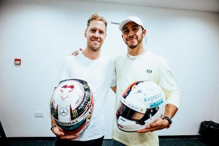 Lewis Hamilton & Sebastian Vettel - GP Abu Dhabi 2018