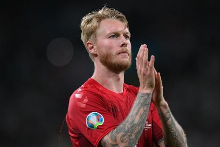 Dänen-Kapitän Kjaer: Eriksens Zusammenbruch Dänen-Kapitän Kjaer: Eriksens Zusammenbruch