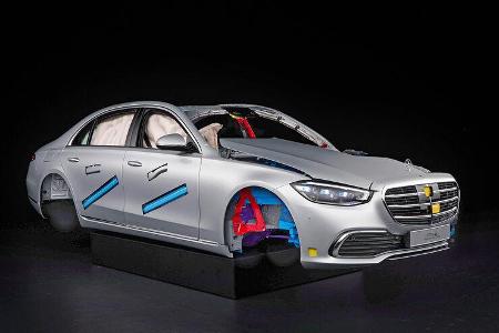Intelligente Rohbaukonzepte und Innovationen bei den Rückhaltesystemen der S-Klasse Intelligent bodyshell design and innova...