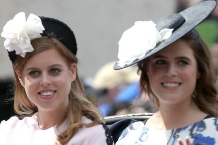 Prinzessin Beatrice (li.) und Prinzessin Eugenie 2019 bei der Prinzessin Beatrice (li.) und Prinzessin Eugenie 2019 bei der