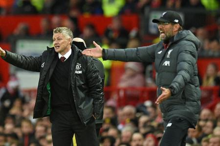 Schiedsrichter-Beeinflussung: Solskjaer attackiert Klopp Schiedsrichter-Beeinflussung: Solskjaer attackiert Klopp