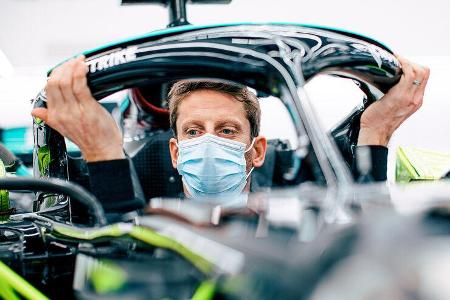 Romain Grosjean - Sitzprobe - Mercedes - Formel 1 - 2021
