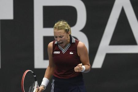 WTA: Kontaveit gewinnt Finale in Ostrau WTA: Kontaveit gewinnt Finale in Ostrau