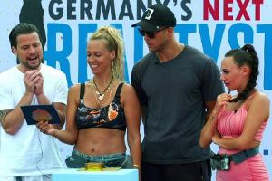 Rocco Stark, Loona, Andrej Mangold und Alessia Herren (v. l.) hoffen aufs Finale.