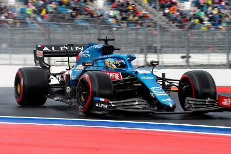 Fernando Alonso - Alpine - GP Russland 2021 - Sotschi - Qualifikation Fernando Alonso - Alpine - GP Russland 2021 - Sotschi - Qualifikation