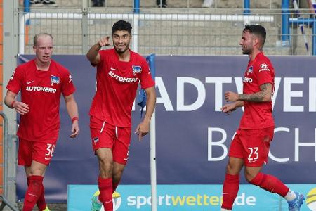 Erster Doppelpack: Serdar beschert Hertha erste Punkte Erster Doppelpack: Serdar beschert Hertha erste Punkte