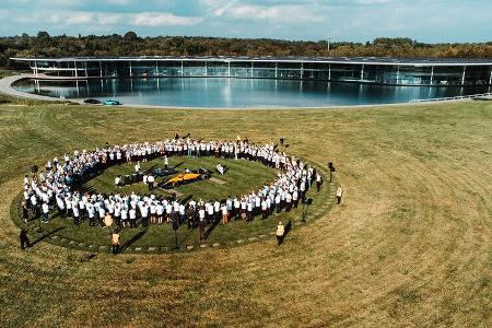 McLaren-Party - Woking - Monza-Sieg 2021