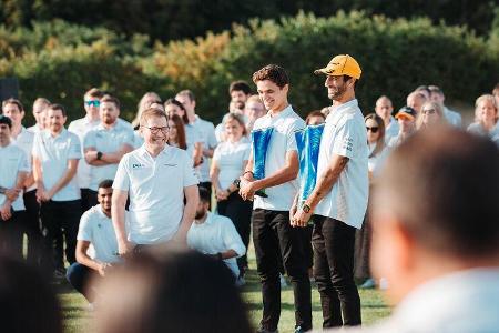 McLaren-Party - Woking - Monza-Sieg 2021