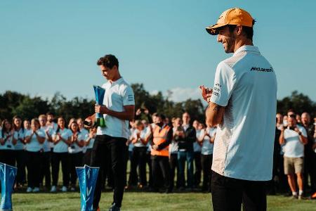 McLaren-Party - Woking - Monza-Sieg 2021
