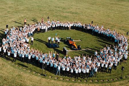 McLaren-Party - Woking - Monza-Sieg 2021