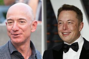 Jeff Bezos gratuliert seinem Weltraum-Rivalen Elon Musk