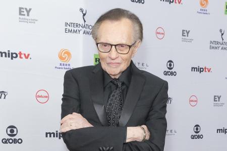 US-Fernsehmoderator Larry King machte aus seiner Erkrankung lange Zeit ein Geheimnis. Ärzte hatten im Juli 2017 bei einer Ro...