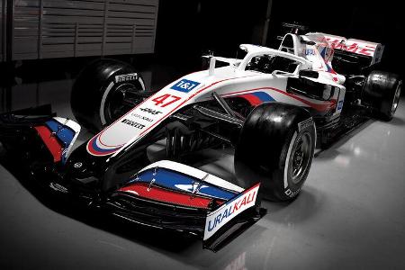 Haas VF-21 - Lackierung - Präsentation - 2021 Haas VF-21 - Lackierung - Präsentation - 2021
