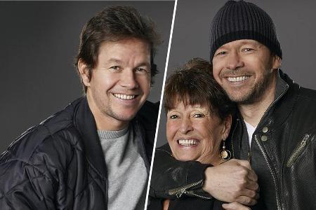 Mutter Alma stand mit ihren Söhnen Mark (l.) und Donnie in der Reality-Show Mutter Alma stand mit ihren Söhnen Mark (l.) und Donnie in der Reality-Show