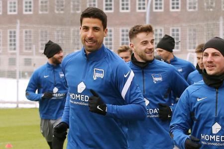 Nach Team-Quarantäne: Hertha BSC wieder im Mannschaftstraining Nach Team-Quarantäne: Hertha BSC wieder im Mannschaftstraining