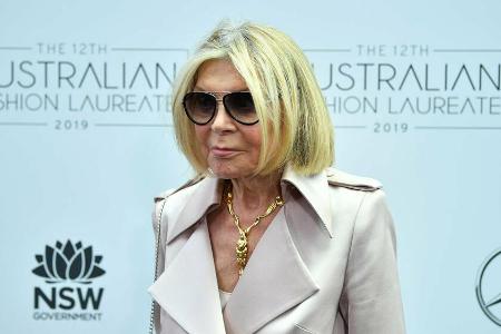 Carla Zampatti im Jahr 2019 in Sydney Carla Zampatti im Jahr 2019 in Sydney