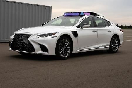 Lexus Testfahrzeug für autonomes Fahren Lexus Testfahrzeug für autonomes Fahren