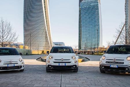Fiat 500, 500X und 500L Hey Google Sondermodelle Fiat 500, 500X und 500L Hey Google Sondermodelle