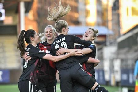 Bayern-Frauen bauen Siegesserie aus und ziehen ins Halbfinale ein Bayern-Frauen bauen Siegesserie aus und ziehen ins Halbfinale ein