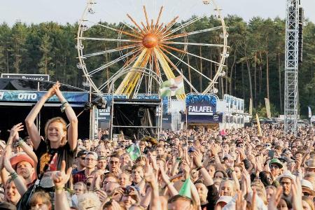 Die Menge auf dem Hurricane Festival 2019 Die Menge auf dem Hurricane Festival 2019
