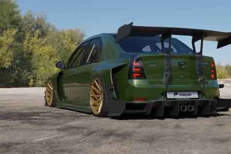 Dacia Logan mit Widebody-Kit: Absurd und außergewöhnlich
