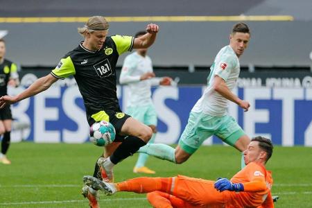 Haaland beendet Torflaute: BVB nutzt Patzer der Konkurrenz Haaland beendet Torflaute: BVB nutzt Patzer der Konkurrenz