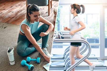 Sowohl Homeworkouts als auch Fitnessstudios bringen ihre Vor- und Nachteile mit sich. Sowohl Homeworkouts als auch Fitnessstudios bringen ihre Vor- und Nachteile mit sich.