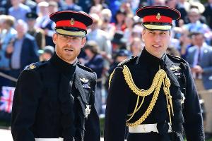 Prinz Harry (li.) und Prinz William treffen am 17. April erstmals wieder aufeinander.